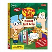 Learn to Draw Phineas and Ferb Drawing Book & Kit [With Ruler and Pens/Pencils and Eraser and Sharpener and Marker and Paper] (Hardcover)