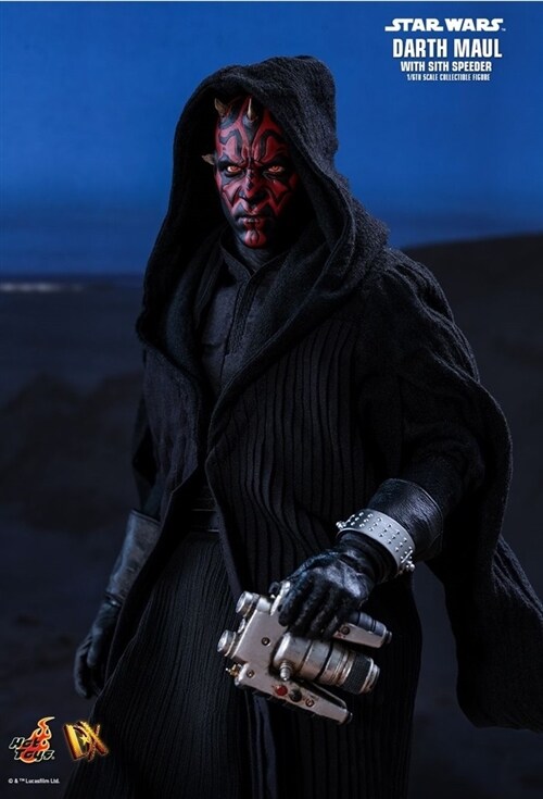 [Hot Toys] 스타워즈 에피소드1 보이지 않는 위험 다스몰 (시스스피더 추가팩) DX17 -1/6th scale Darth Maul with Sith Speeder Collectible Figure