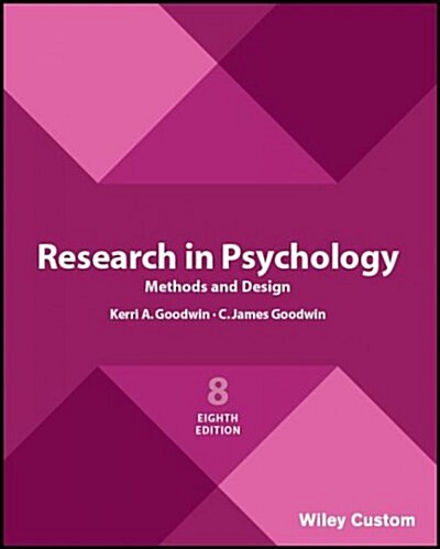 Research in Psychology Methods and Design 8e (Paperback)