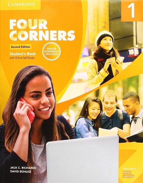 Four Corners Level 1 Students Book with Online Self-study and Online Workbook (Package, 2 Revised edition)