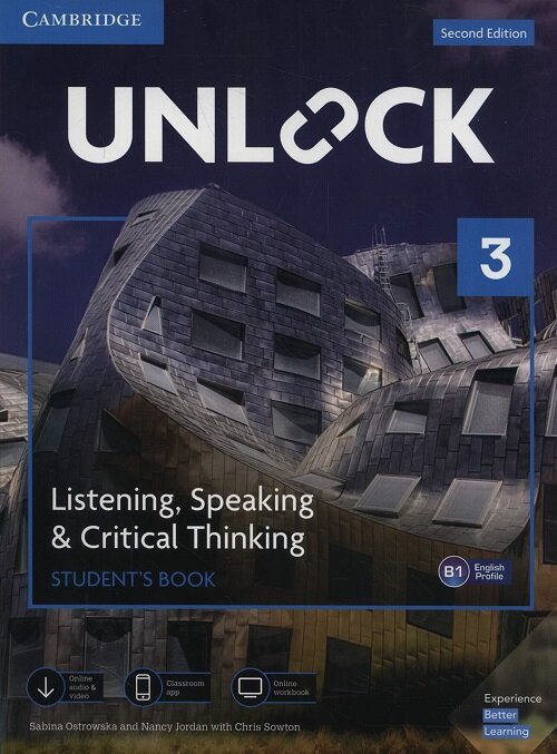 [중고] Unlock Level 3 Listening, Speaking & Critical Thinking Students Book, Mob App and Online Workbook w/ Downloadable Audio and Video (Package, 2 Revised edition)