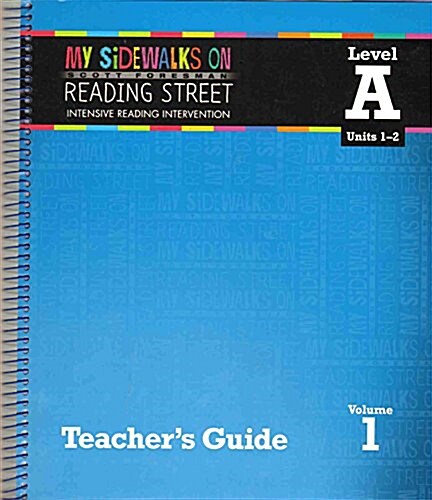 My Sidewalks Teachers Guide 1.1