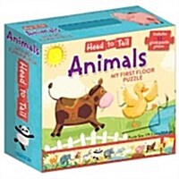 Head ToTail My First Floor Puzzle - Animals (Hardcover)