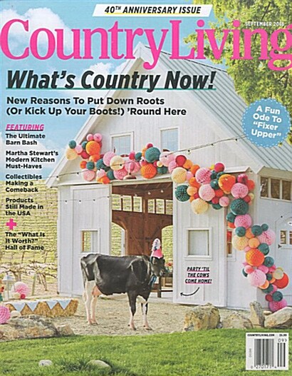Country Living USA (월간 미국판): 2018년 09월호
