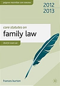 Core Statutes on Family Law (Paperback)