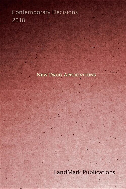 New Drug Applications (Paperback)