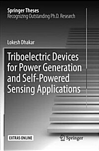 Triboelectric Devices for Power Generation and Self-Powered Sensing Applications (Paperback)
