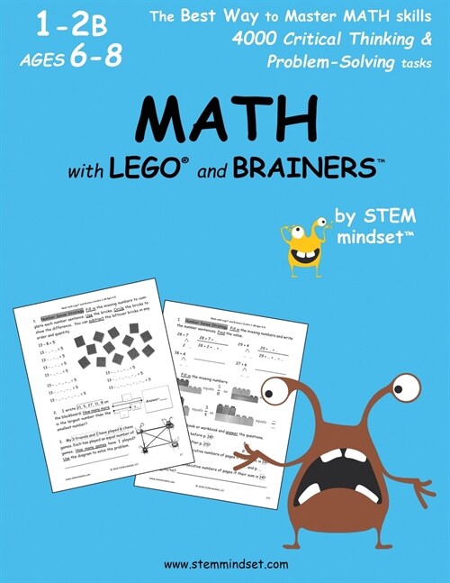 Math with Lego and Brainers Grades 1-2b Ages 6-8 (Paperback)
