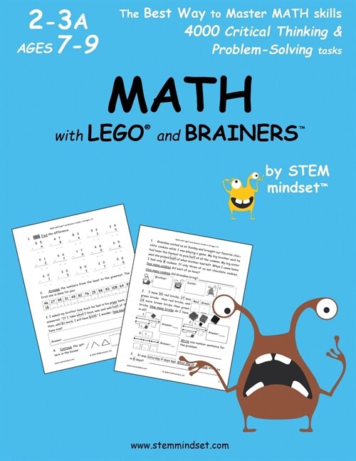 Math with Lego and Brainers Grades 2-3a Ages 7-9 (Paperback)