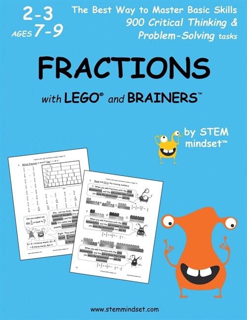 Fractions with Lego and Brainers Grades 2-3 Ages 7-9 (Paperback)