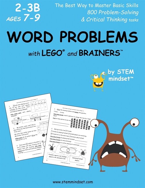 Word Problems with Lego and Brainers Grades 2-3b Ages 7-9 (Paperback)