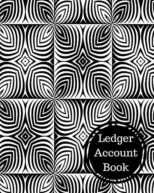 Ledger Account Book: 4 Column Columnar (Paperback)