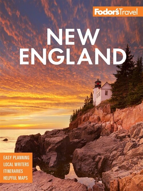 Fodors New England: With the Best Fall Foliage Drives & Scenic Road Trips (Paperback)