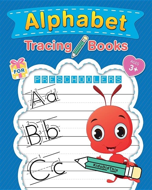 Alphabet Tracing Books for Preschoolers: Letter Tracing Book for Kids Ages 3-5 (Paperback)