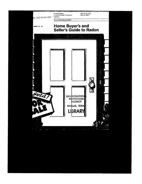 Home Buyers and Sellers Guide to Radon (Paperback)