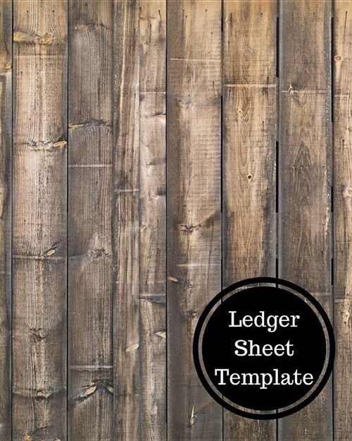 Ledger Sheet Template: Columnar 5 Column (Paperback)