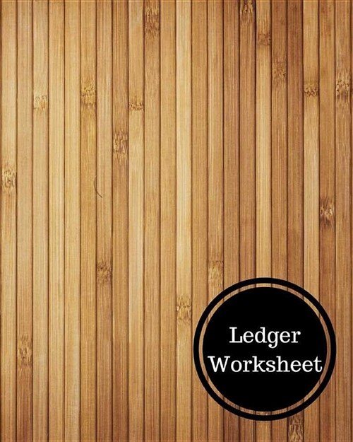 Ledger Worksheet: Columnar 5 Column (Paperback)