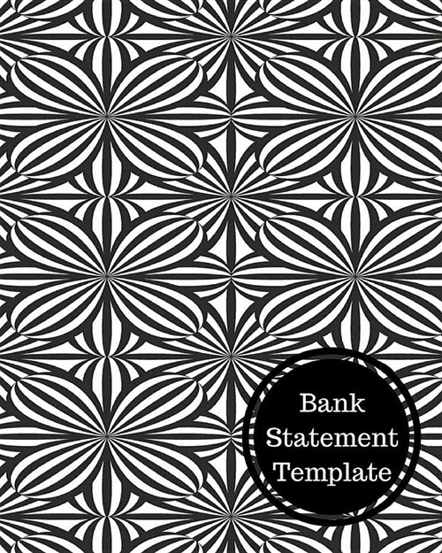 Bank Statement Template: Bank Reconciliation Statement (Paperback)