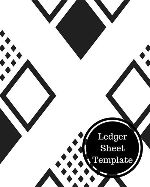 Ledger Sheet Template: 4 Column Columnar (Paperback)