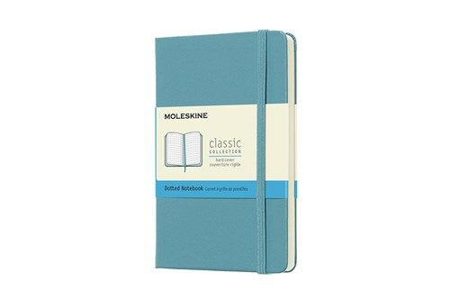 Moleskine Classic Notebook, Pocket, Dotted, Reef Blue, Hard Cover (3.5 X 5.5) (Hardcover)