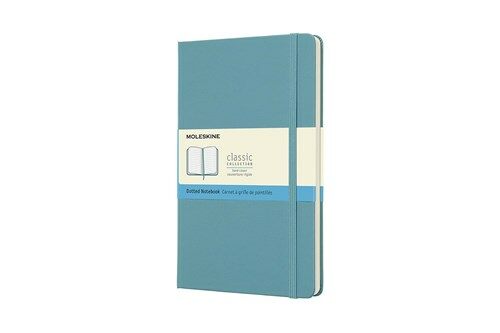 Moleskine Classic Notebook, Large, Dotted, Reef Blue, Hard Cover (5 X 8.25) (Hardcover)