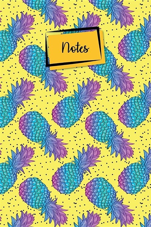 Notes: Pineapples Dot Grid Journal for Taking Notes Journaling School or Work (Paperback)