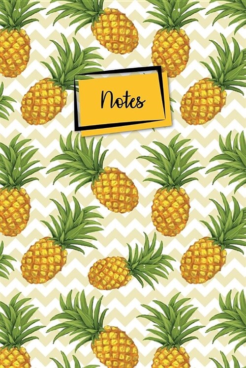 Notes: Pineapples Dot Grid Journal for Taking Notes Journaling School or Work (Paperback)