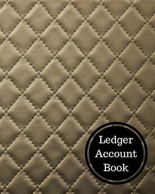 Ledger Account Book: Two Columnar Format (Paperback)
