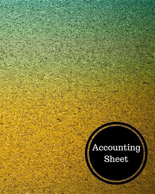 Accounting Sheet: Balance Sheet Book (Paperback)