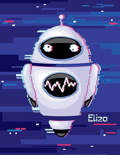 Eliza: Personalized Discreet Internet Website Password Journal or Organizer, Cute Robot Themed Birthday, Christmas, Best Frie (Paperback)