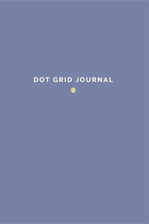 Dot Grid Journal: 120 Page Bullet Journal Notebook - Lavender + Gold (Paperback)