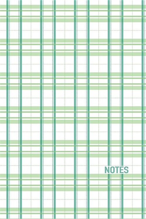 Notes: 6 x 9 Notebook with Classic Striped and Checked Pattern Cover; 110 Blank Lined Pages; Matte Softcover; Blank Noteboo (Paperback)
