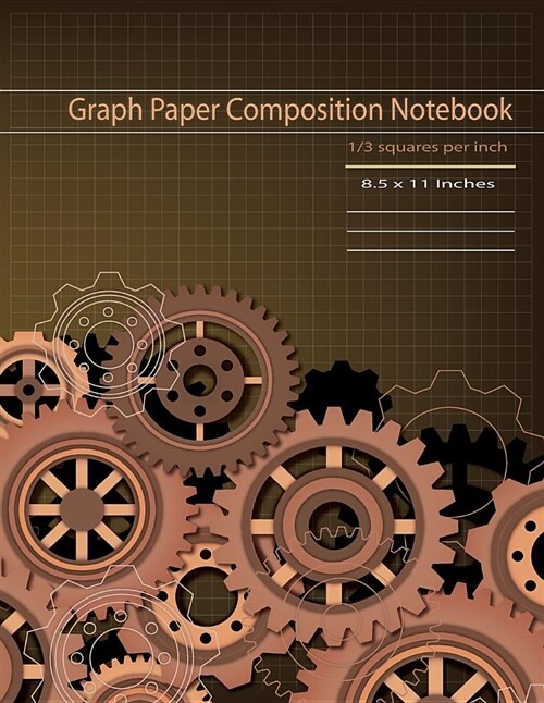 Graph Paper Composition Notebook: 1/3 Inch Squares Blank Graphing Paper Journal Quad Ruled College Students Write Drawing Mathematics Squared Composit (Paperback)