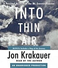 Into Thin Air: A Personal Account of the Mt. Everest Disaster (Audio CD)