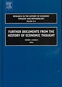 Further Documents from the History of Economic Thought (Hardcover)