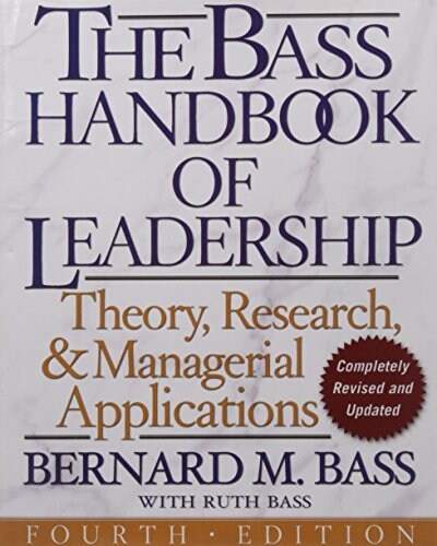 [중고] The Bass Handbook of Leadership: Theory, Research, and Managerial Applications (Hardcover, 4)