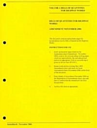 Manual of Contract Documents for Highway Works (Unbound)