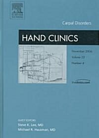 Carpal Disorders (Hardcover, 1st)