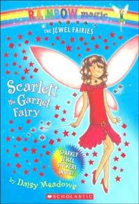 Scarlett the Garnet Fairy [With Stickers] (Paperback) - The Jewel Fairies No.2 : Sparkly Jewel Stickers Inside!
