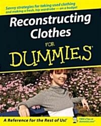 Reconstructing Clothes for Dummies (Paperback)
