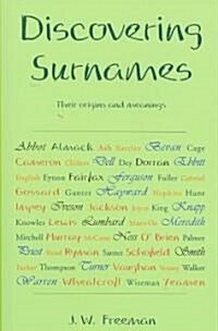 Surnames (Paperback, 3 Revised edition)