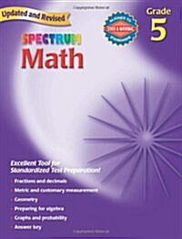 [중고] Spectrum Math: Grade 5 (Paperback, Revised)