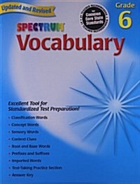 Spectrum Vocabulary, Grade 6 (Paperback, Revised)