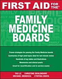 First Aid for the Family Medicine Boards (Paperback, 1st)