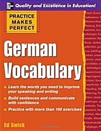 German Vocabulary (Paperback)