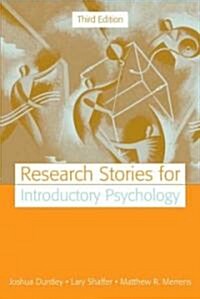Research Stories for Introductory Psychology (Paperback, 3)