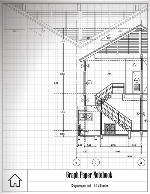 Graph Paper Notebook: 1/5 Inch Squares Graphing Composition Notebook Blank Squared Graph Paper Journal College Students Engineering Sketchbo (Paperback)