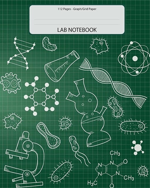 Lab Notebook: Science Lab Notebook, Biology and Blackboard, Student Lab Notebook, Science Graph Notebook, Laboratory Notebook, Lab J (Paperback)