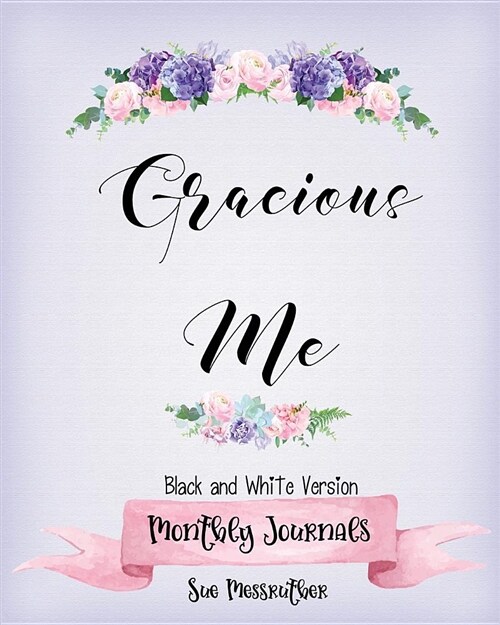 Gracious Me Black and White Journal: Short One Month Journal (Paperback)