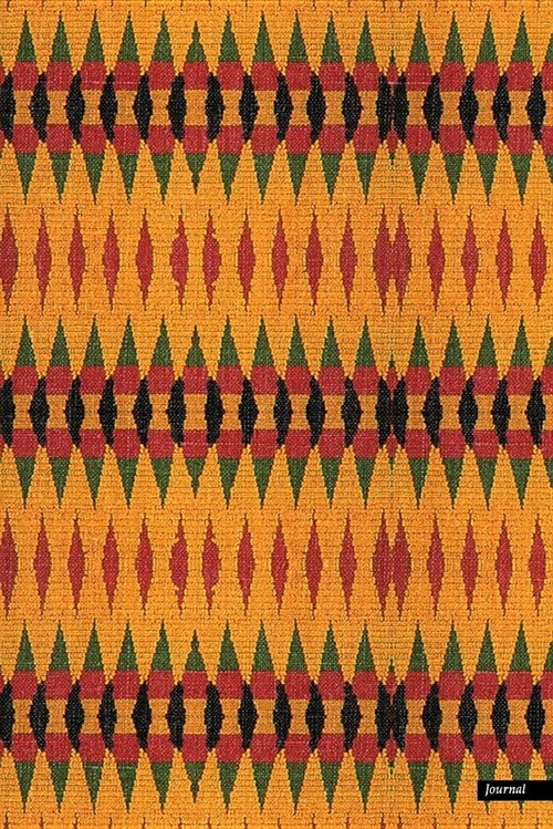 Journal: African Fabric Print (2), 6 x 9, Lined Journal, Blank Journal (Diary, Notebook) For Writing - [Quality Binding] (Paperback)